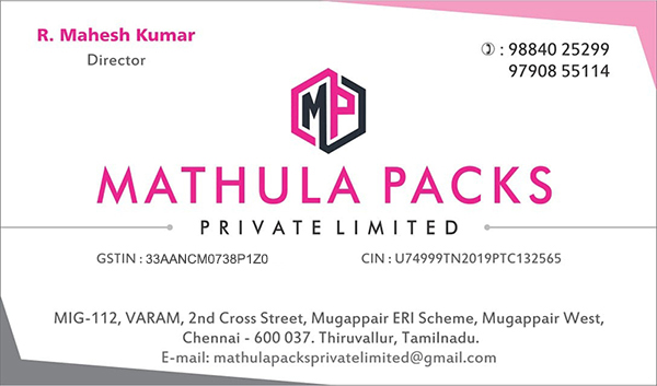 Mathula Packs Private Limited
